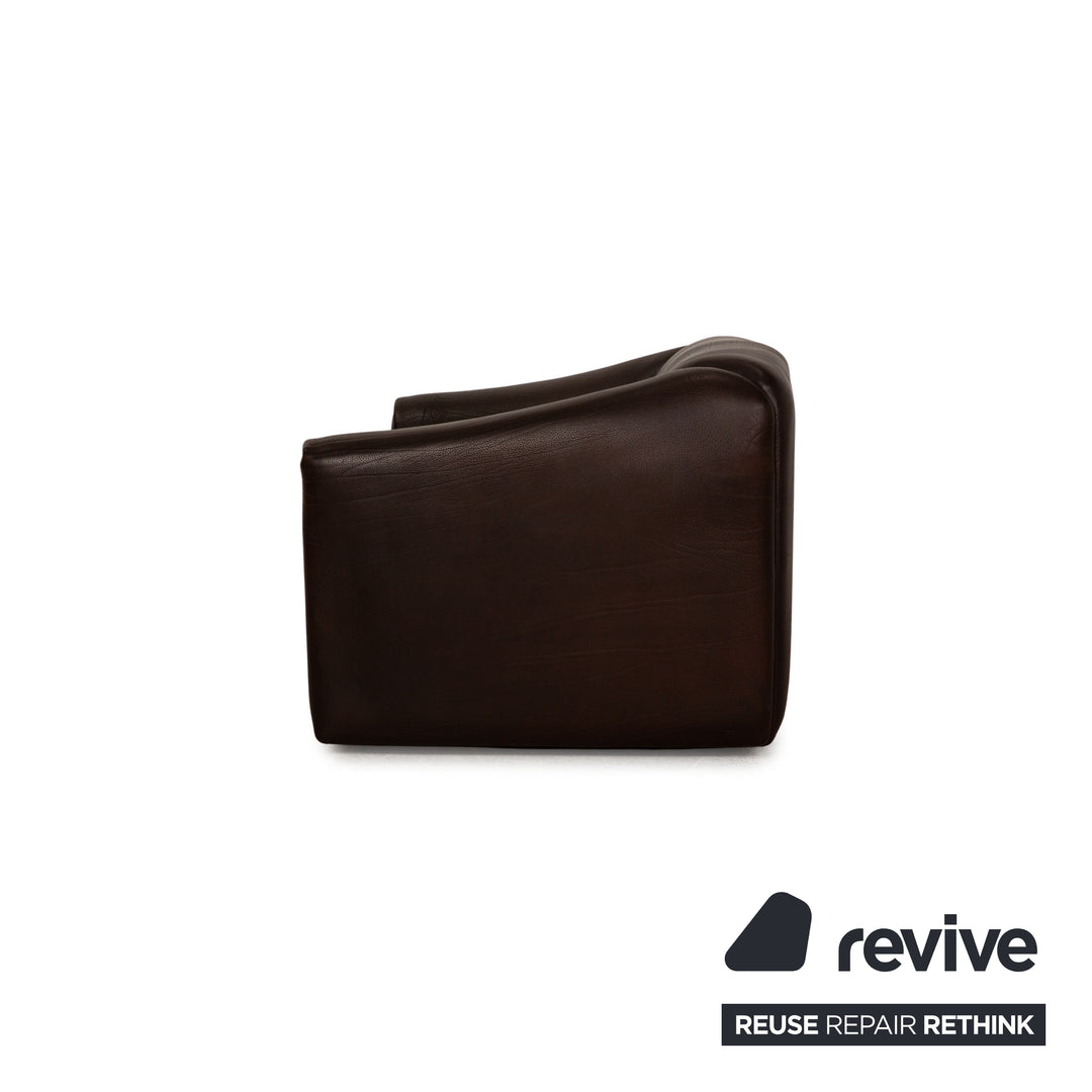 de Sede ds 47 Leder Sofa Braun Dunkelbraun Zweisitzer Couch