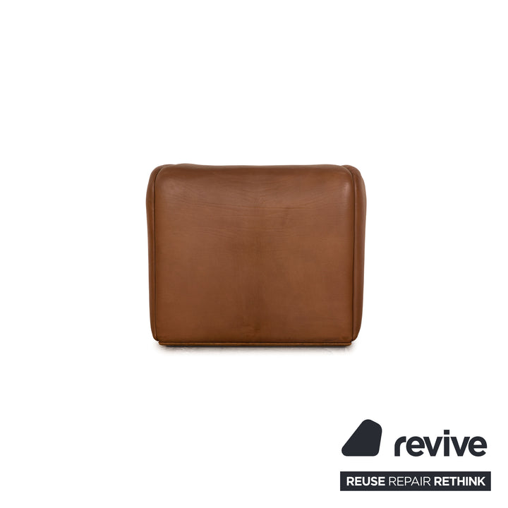 de Sede ds 47 Leder Sofa Garnitur Braun 2x Zweisitzer Sessel Hocker Couch Funktion