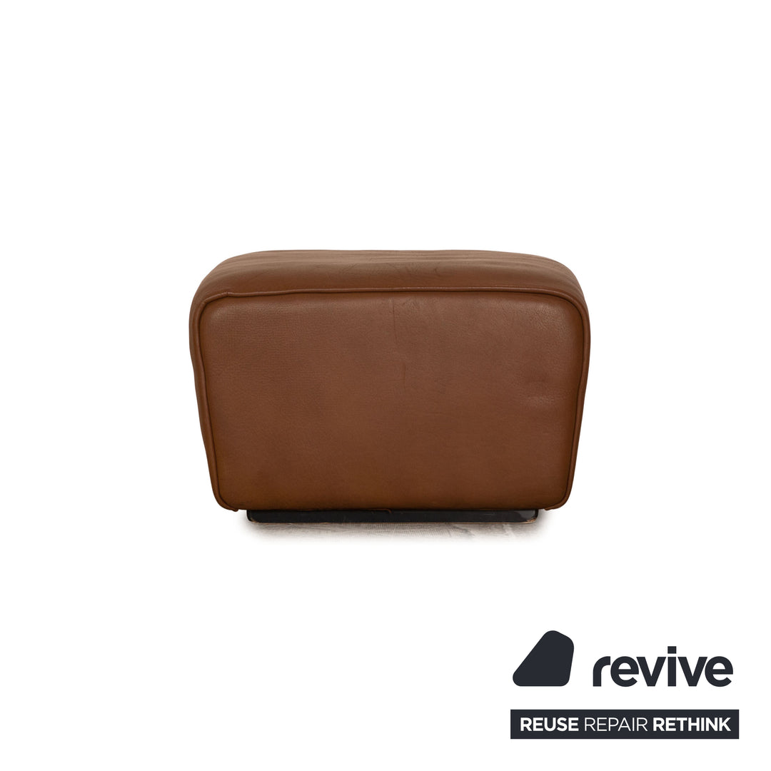de Sede ds 47 Leder Sofa Garnitur Braun 2x Zweisitzer Sessel Hocker Couch Funktion