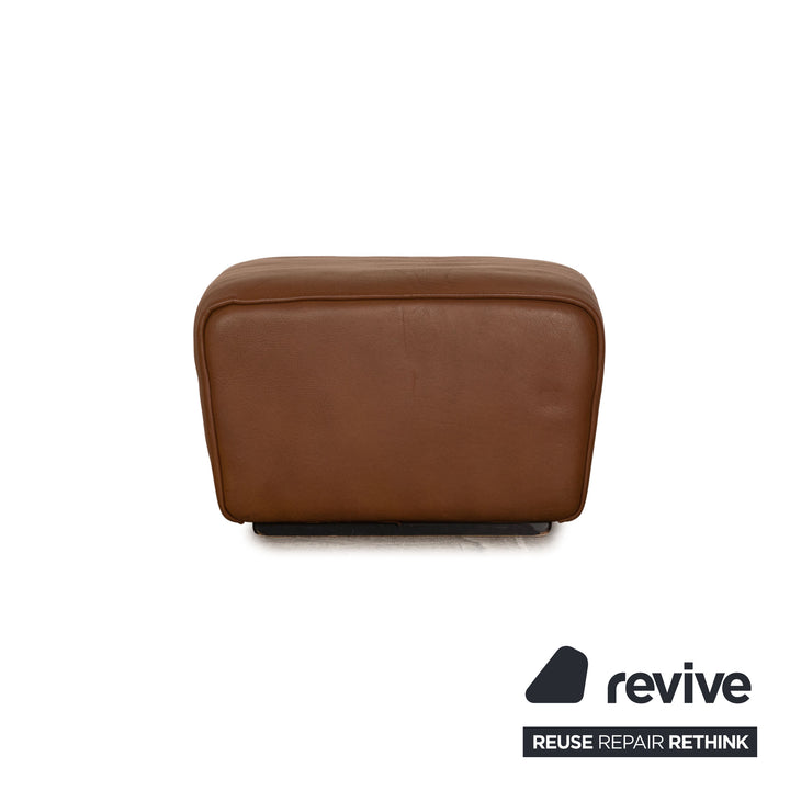de Sede ds 47 Leder Sofa Garnitur Braun 2x Zweisitzer Sessel Hocker Couch Funktion