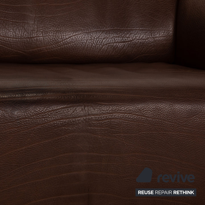 de Sede ds 47 Leder Sofa Garnitur Braun Zweisitzer Couch