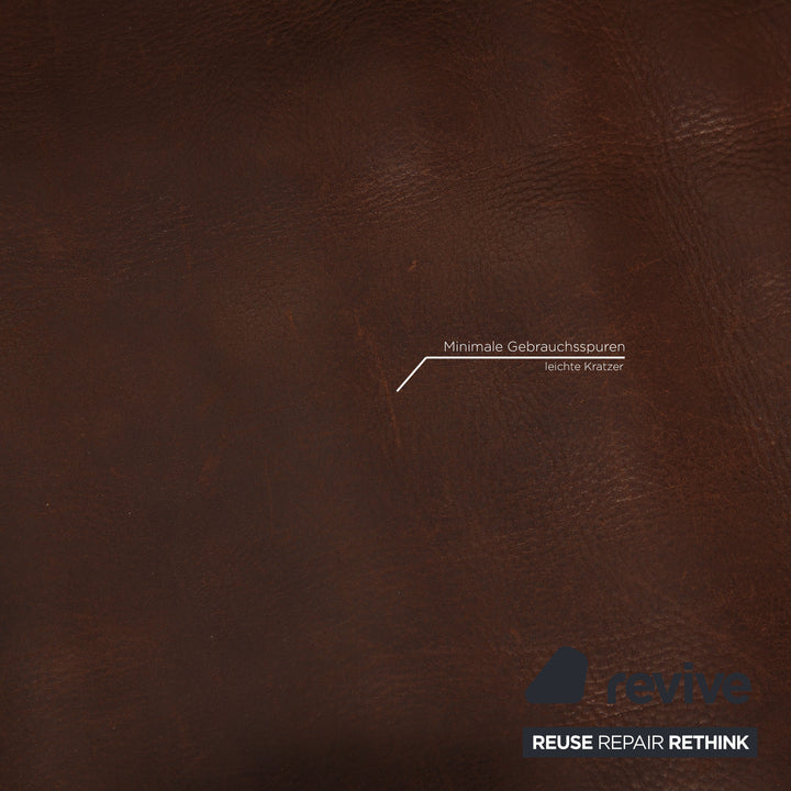 de Sede ds 47 Leder Sofa Garnitur Braun Dreisitzer Zweisitzer