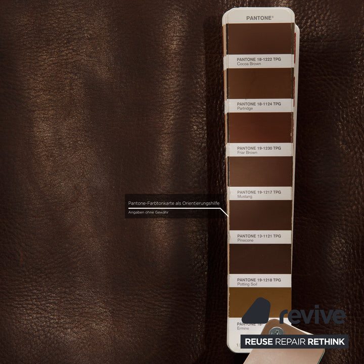 de Sede ds 47 Leder Sofa Garnitur Braun Dreisitzer Zweisitzer