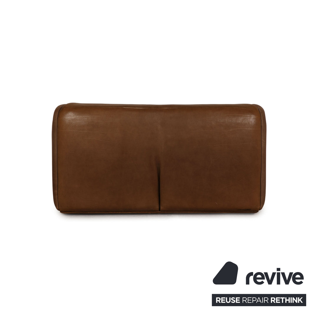 de Sede ds 47 Leder Sofa Garnitur Braun Dreisitzer Zweisitzer
