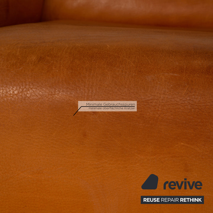 de Sede DS 47 Leder Zweisitzer Braun Sofa Couch
