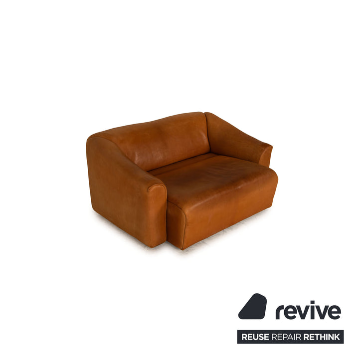 de Sede DS 47 Leder Zweisitzer Braun Sofa Couch