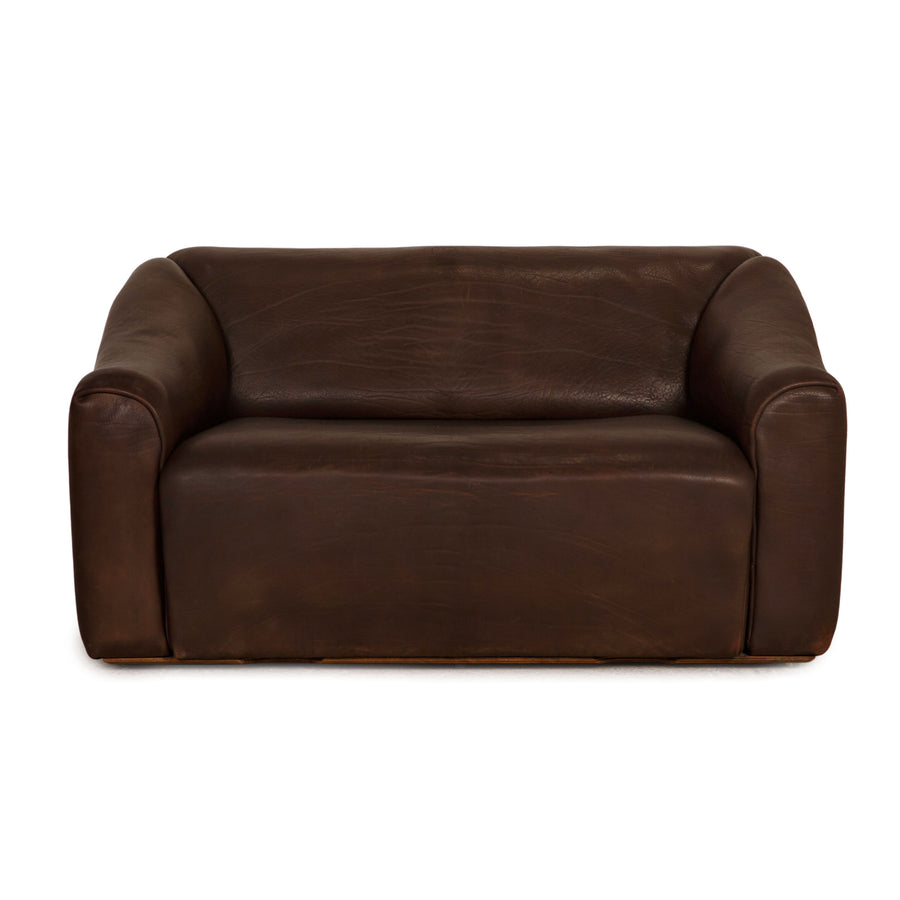 de Sede ds 47 Leder Zweisitzer Braun Sofa Couch Funktion