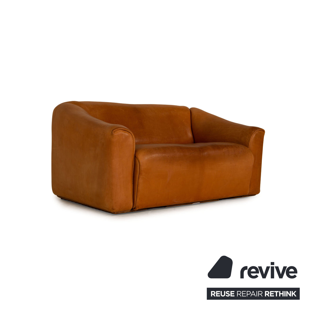 de Sede DS 47 Leder Zweisitzer Braun Sofa Couch