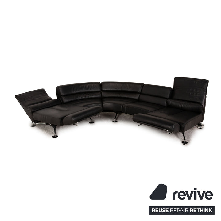 de Sede DS 470 Leder Ecksofa Schwarz Sofa Couch Funktion