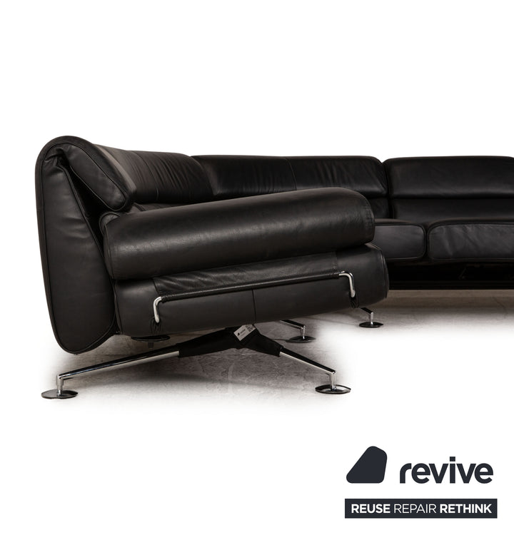de Sede DS 470 Leder Ecksofa Schwarz Sofa Couch Funktion