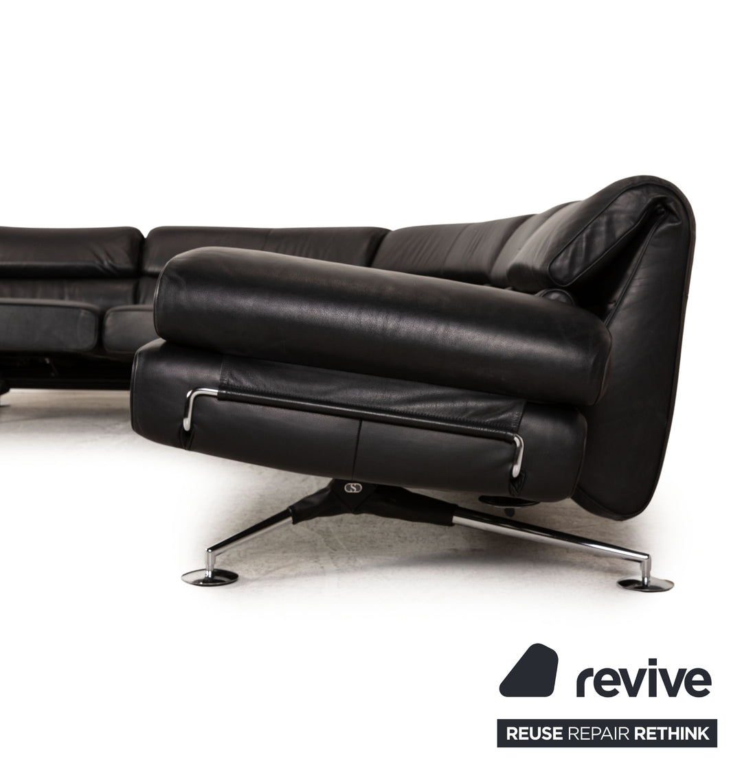 de Sede DS 470 Leder Ecksofa Schwarz Sofa Couch Funktion