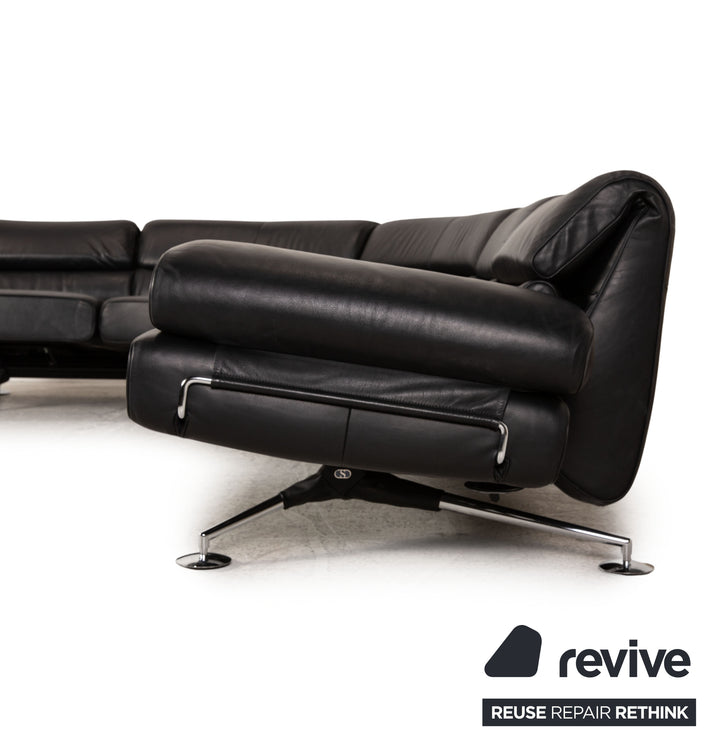 de Sede DS 470 Leder Ecksofa Schwarz Sofa Couch Funktion