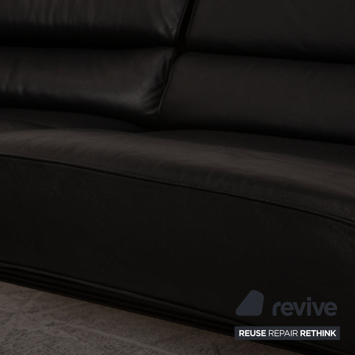 de Sede DS 470 Leder Ecksofa Schwarz Sofa Couch Funktion