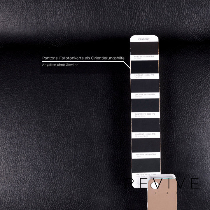 de Sede DS 470 Leder Sofa Schwarz Zweisitzer Funktion Relaxfunktion Couch #12097