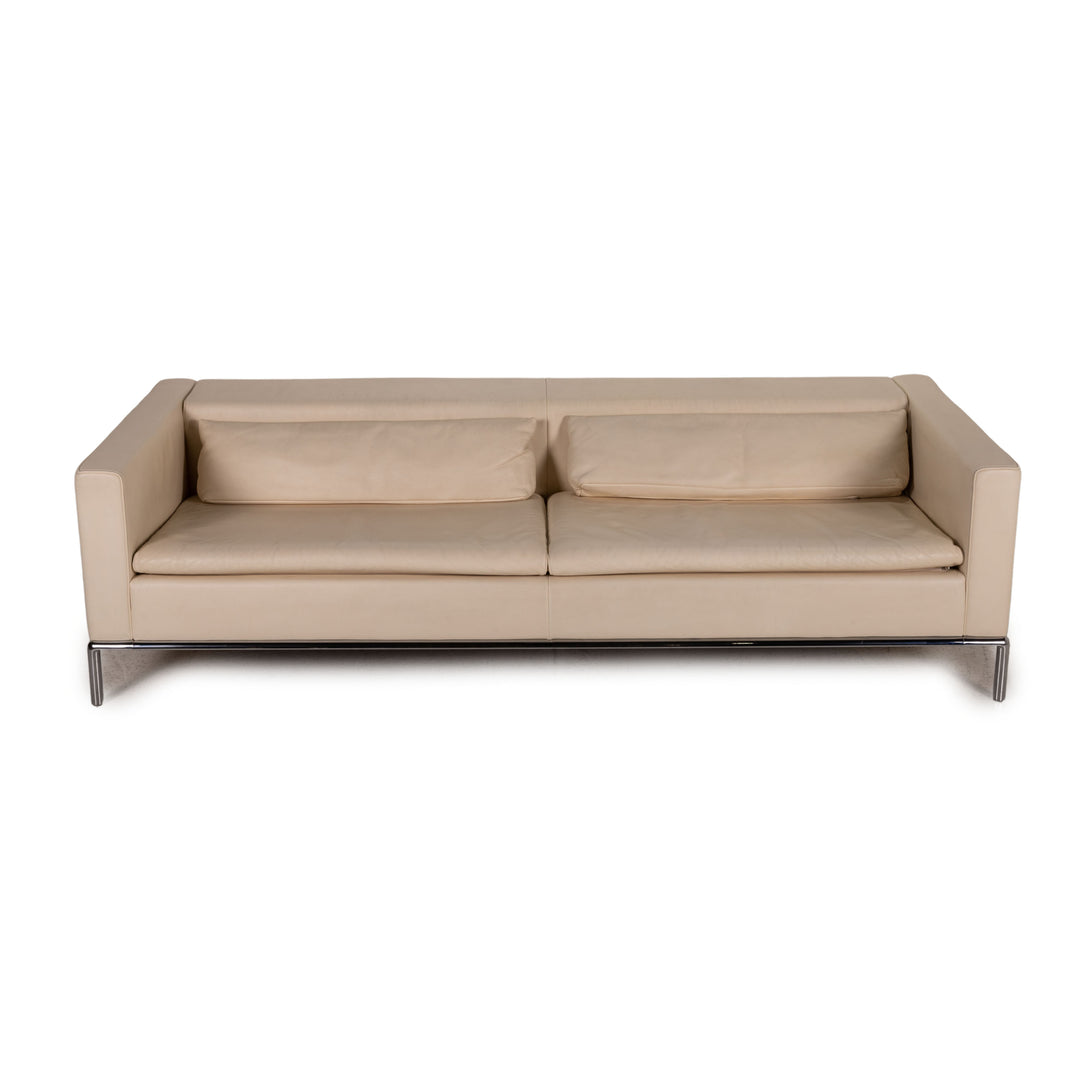 de Sede DS 5 Leder Sofa Creme Zweisitzer Couch