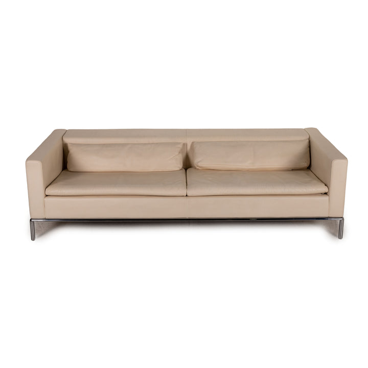 de Sede DS 5 Leder Sofa Creme Zweisitzer Couch