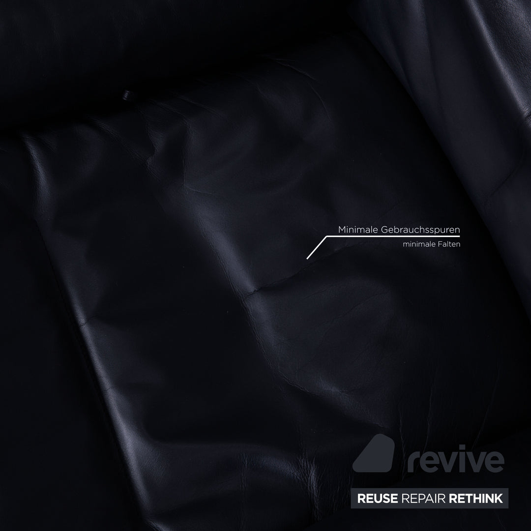 de Sede DS 50 Leder Sessel Dunkelblau