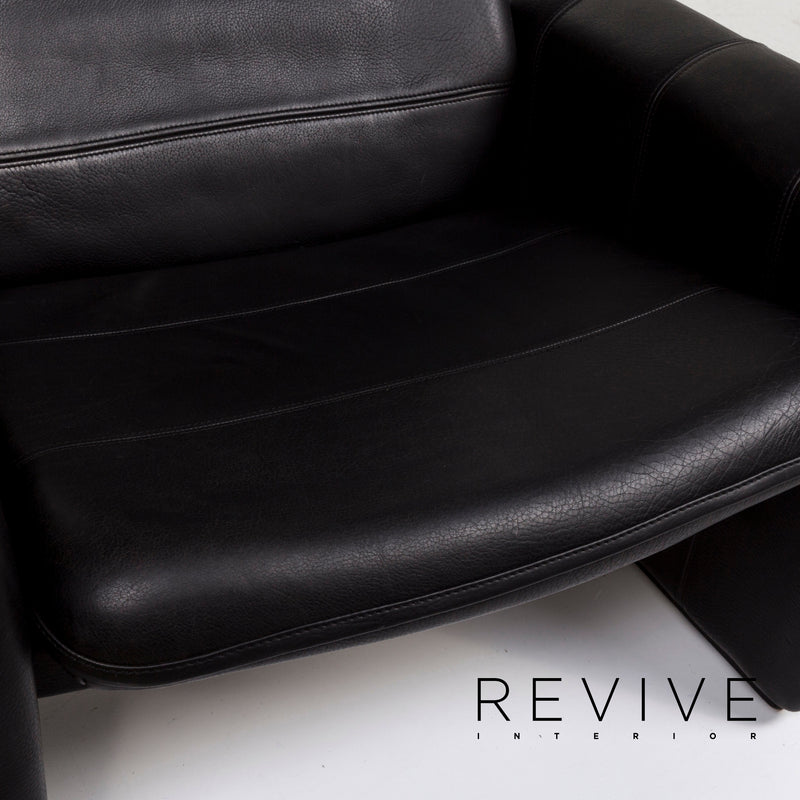 de Sede DS 50 Leder Sessel Schwarz Relaxfunktion Funktion 