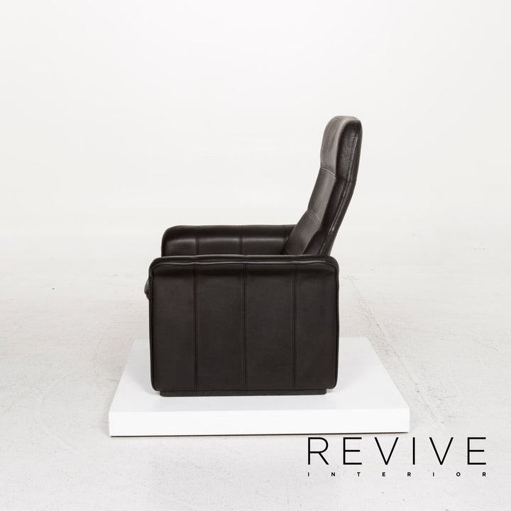 de Sede DS 50 Leather Armchair Black Relaxation Function #11988