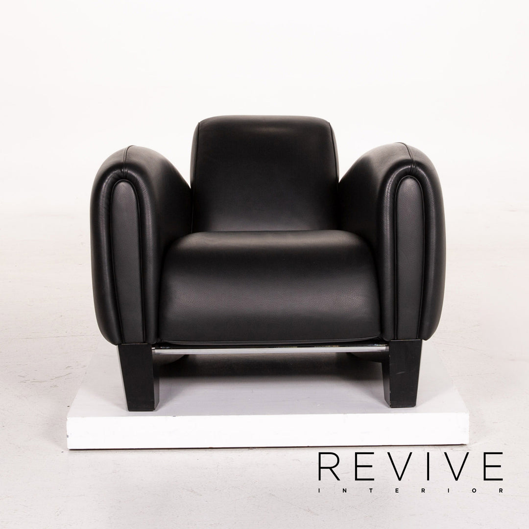 de Sede DS 57 Leder Sessel Garnitur Schwarz #15114
