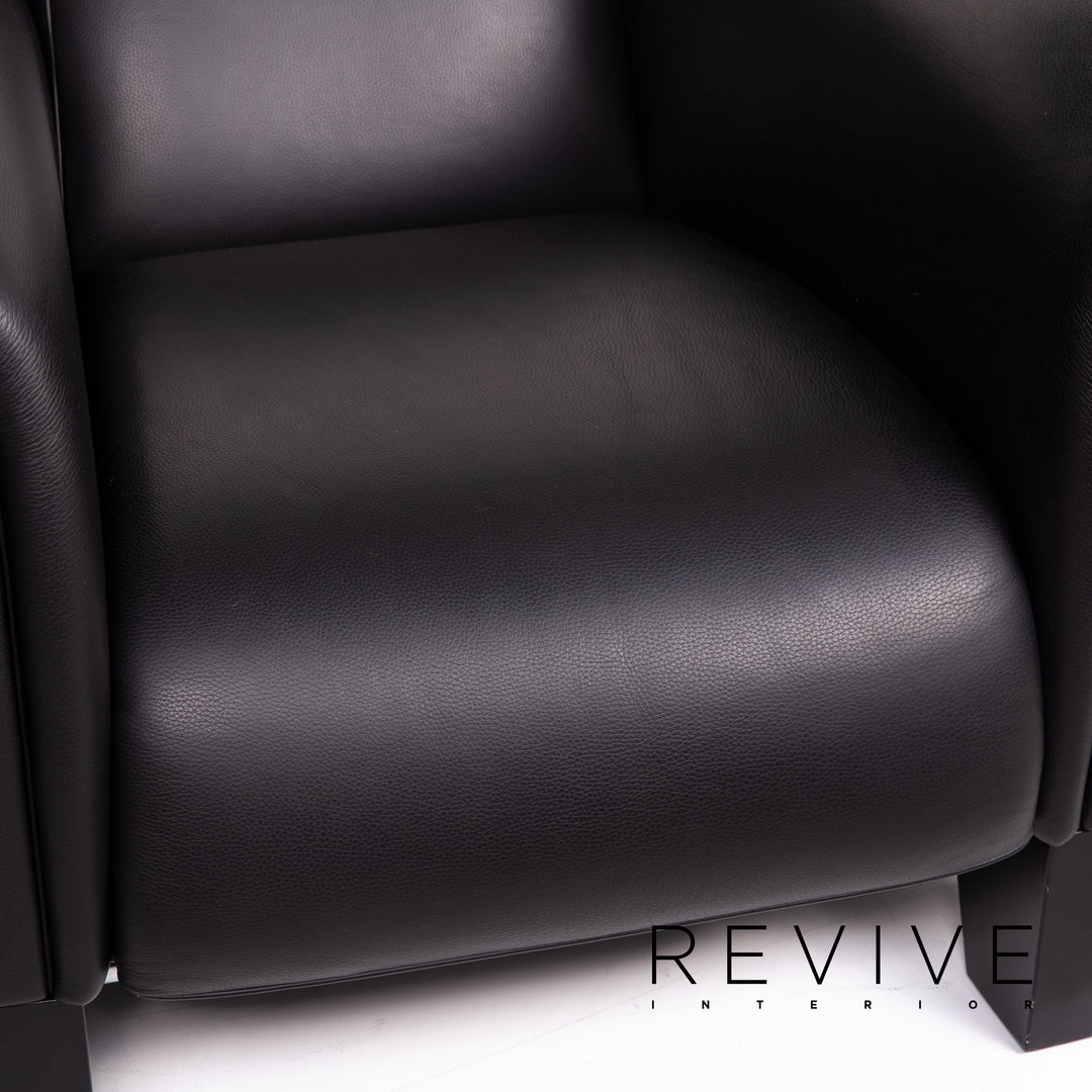 de Sede DS 57 Leder Sessel Garnitur Schwarz #15114