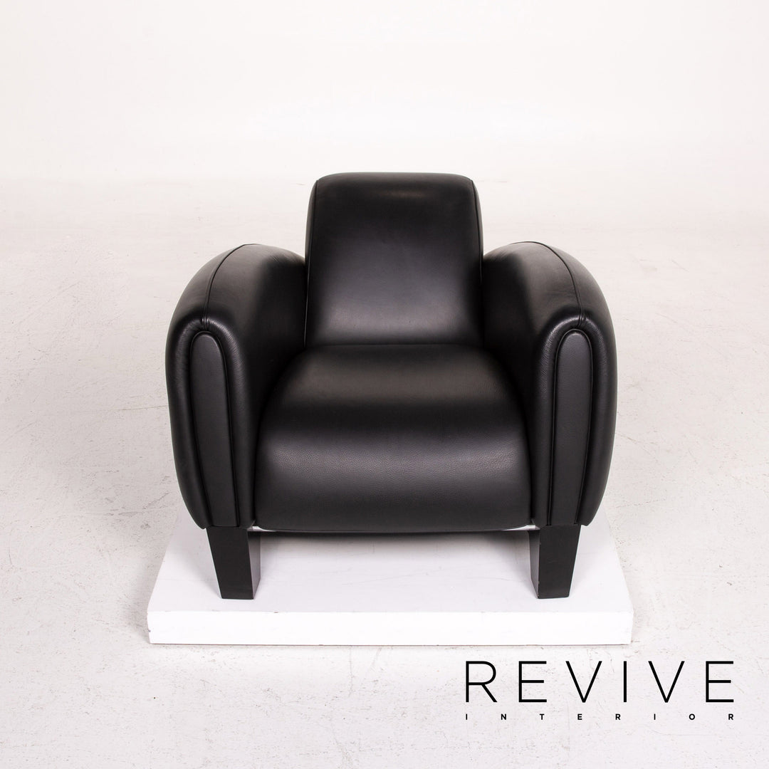 de Sede DS 57 Leder Sessel Garnitur Schwarz #15114