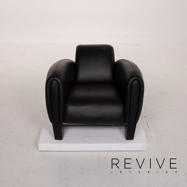 de Sede ds 57 Leder Sessel Schwarz #15160