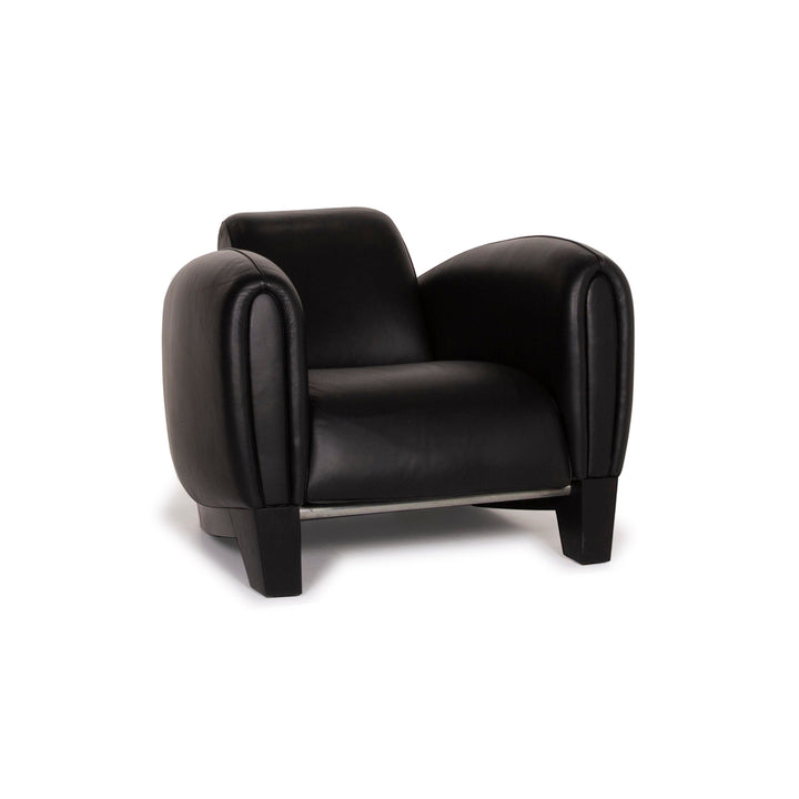 de Sede ds 57 Leder Sessel Schwarz #15160