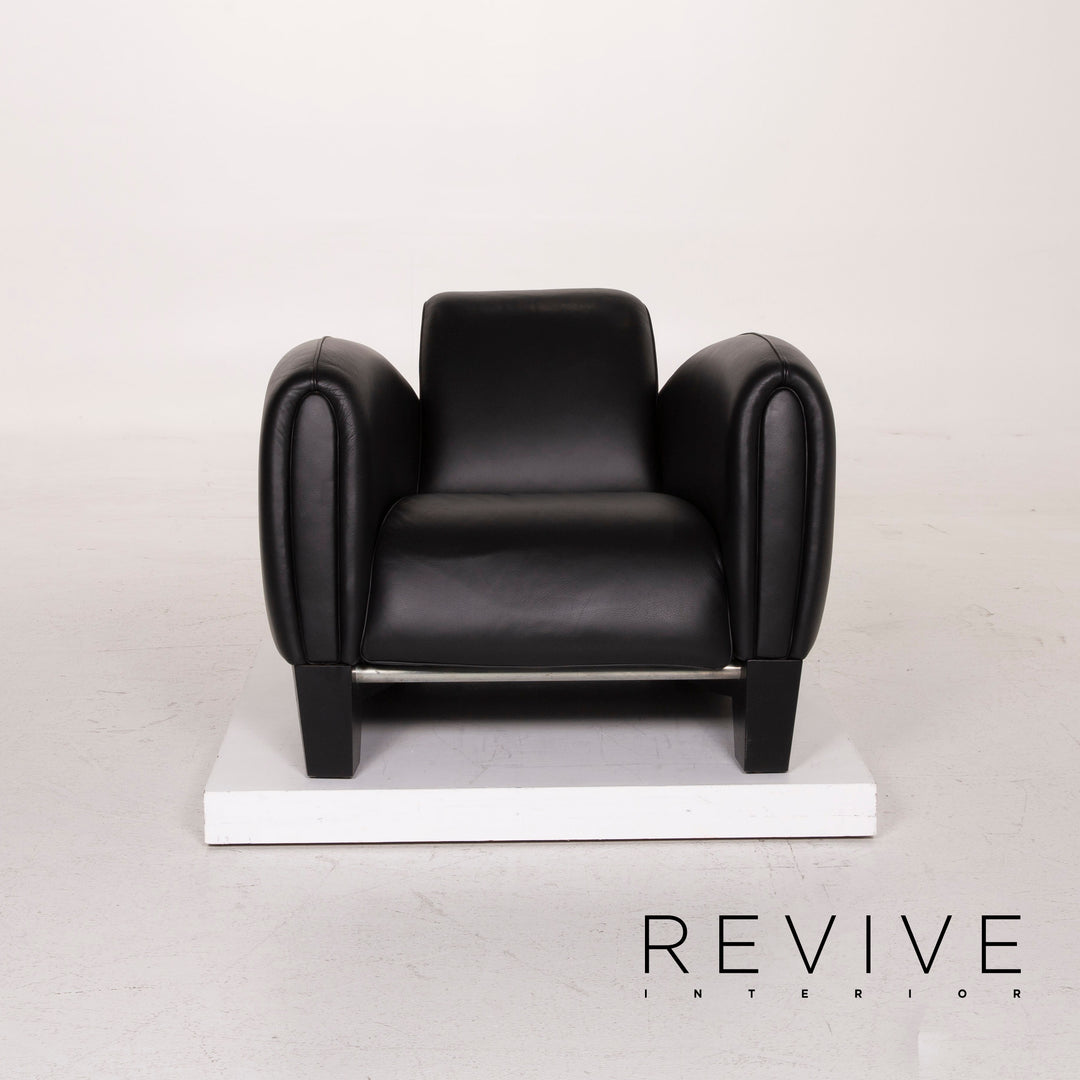de Sede ds 57 Leder Sessel Schwarz #15160