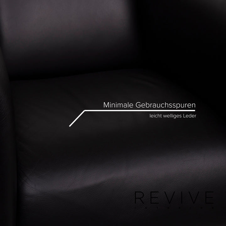 de Sede ds 57 Leder Sessel Schwarz #15160