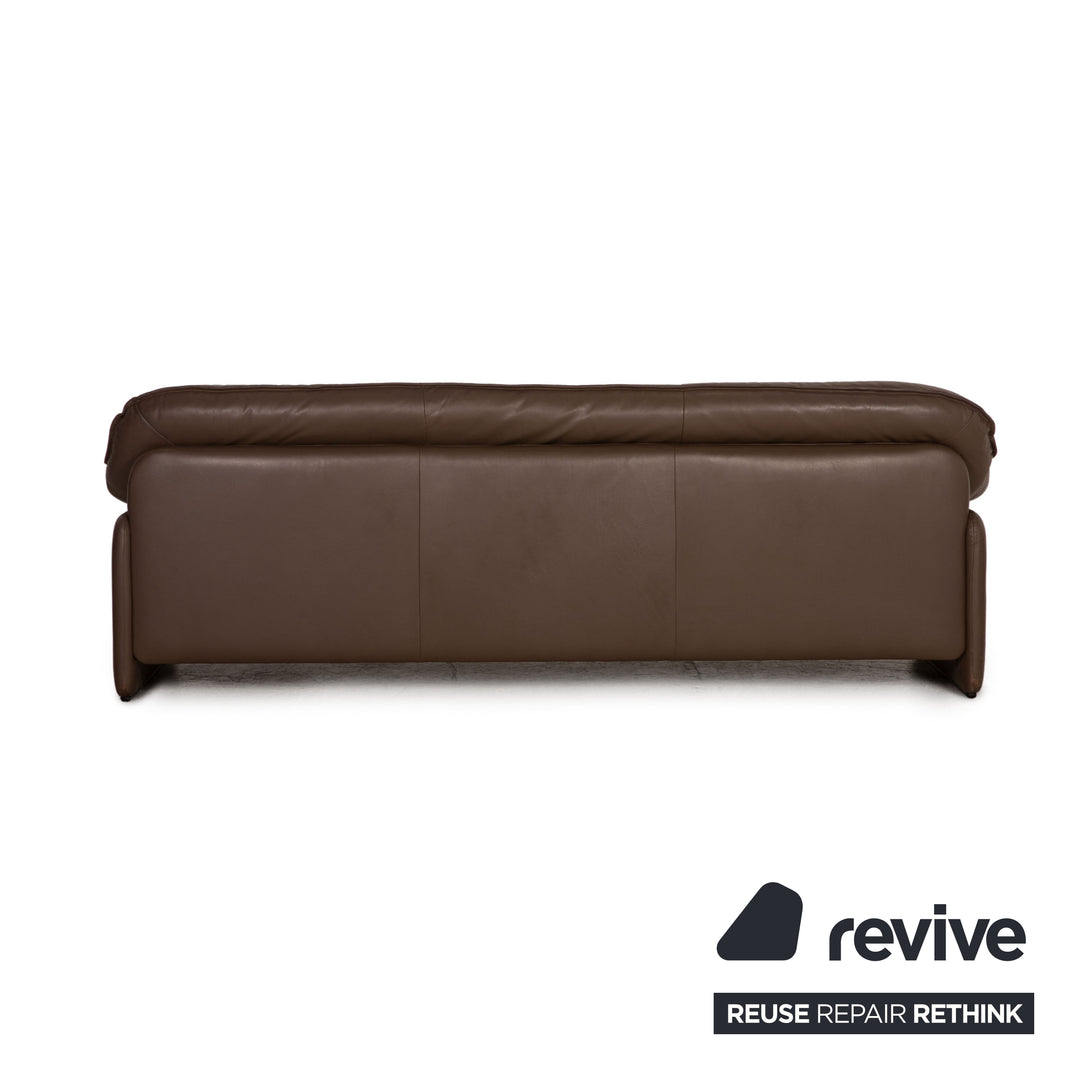 de Sede DS 61 three-seater leather brown