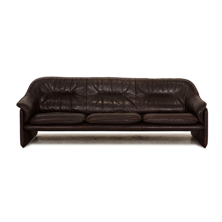 de Sede DS 61 Leder Dreisitzer Braun Sofa Couch