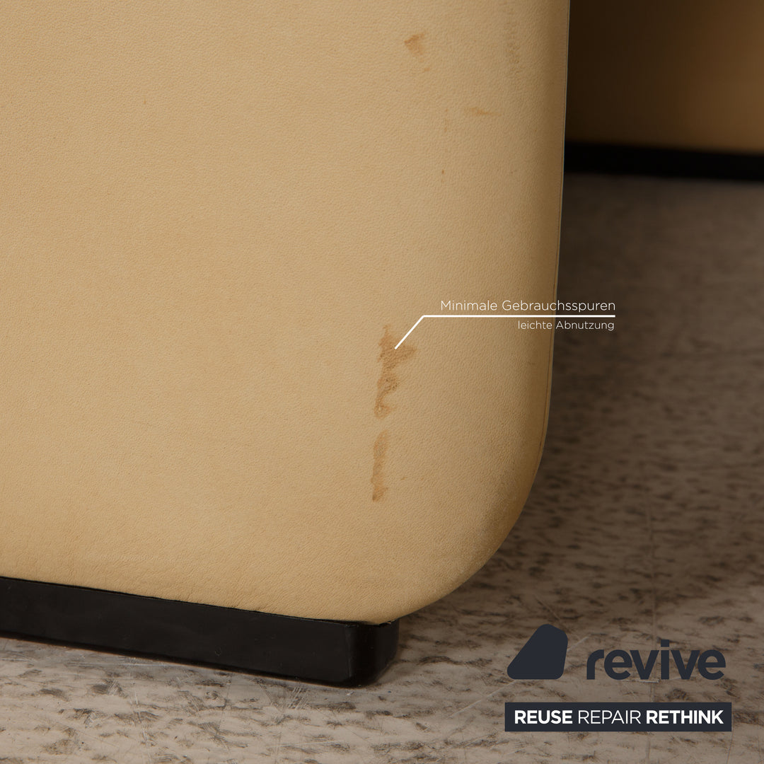 de Sede DS 61 Leder Hocker Beige