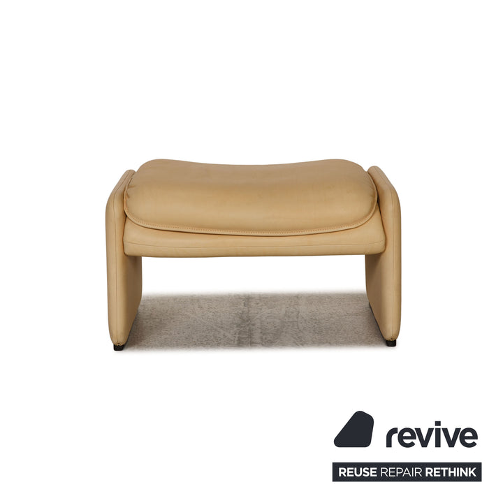 de Sede DS 61 Leder Hocker Beige