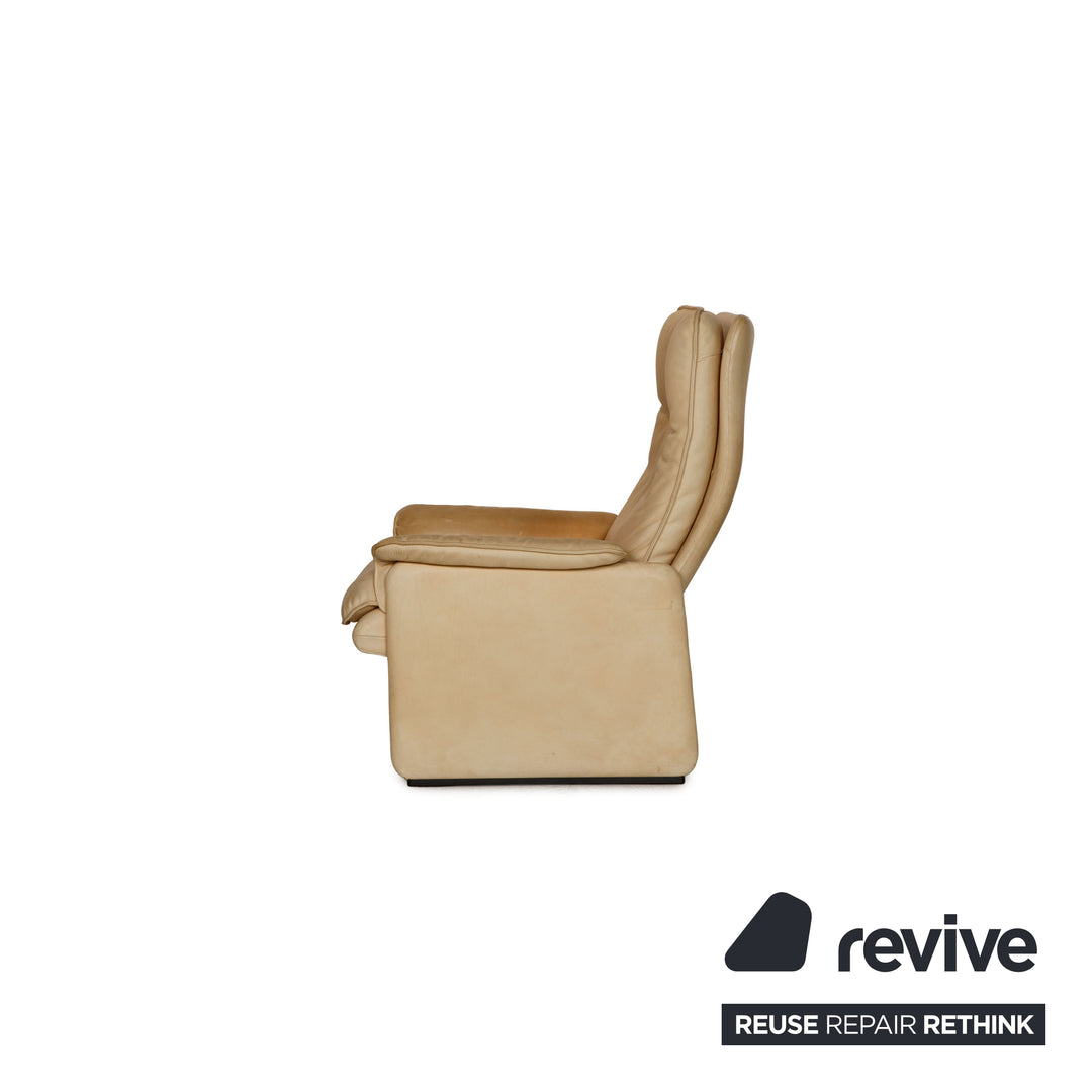 de Sede DS 61 leather armchair beige relax function function