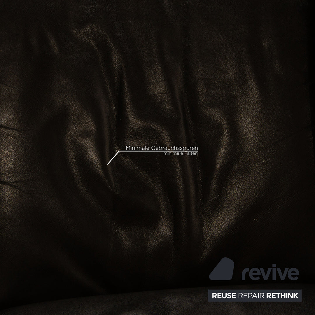 de Sede DS 61 Leder Sessel Schwarz