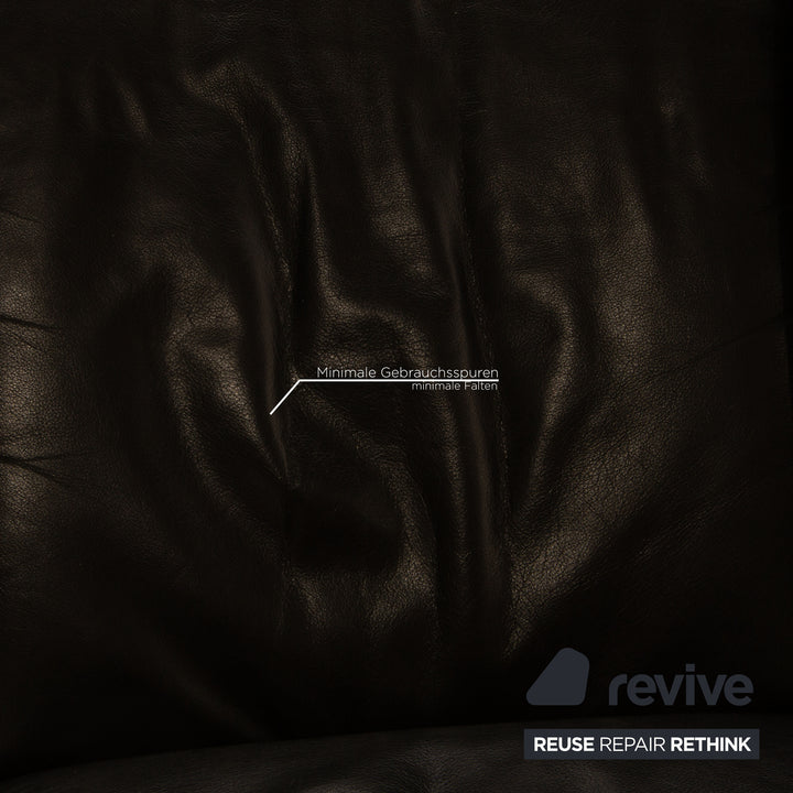 de Sede DS 61 Leder Sessel Schwarz