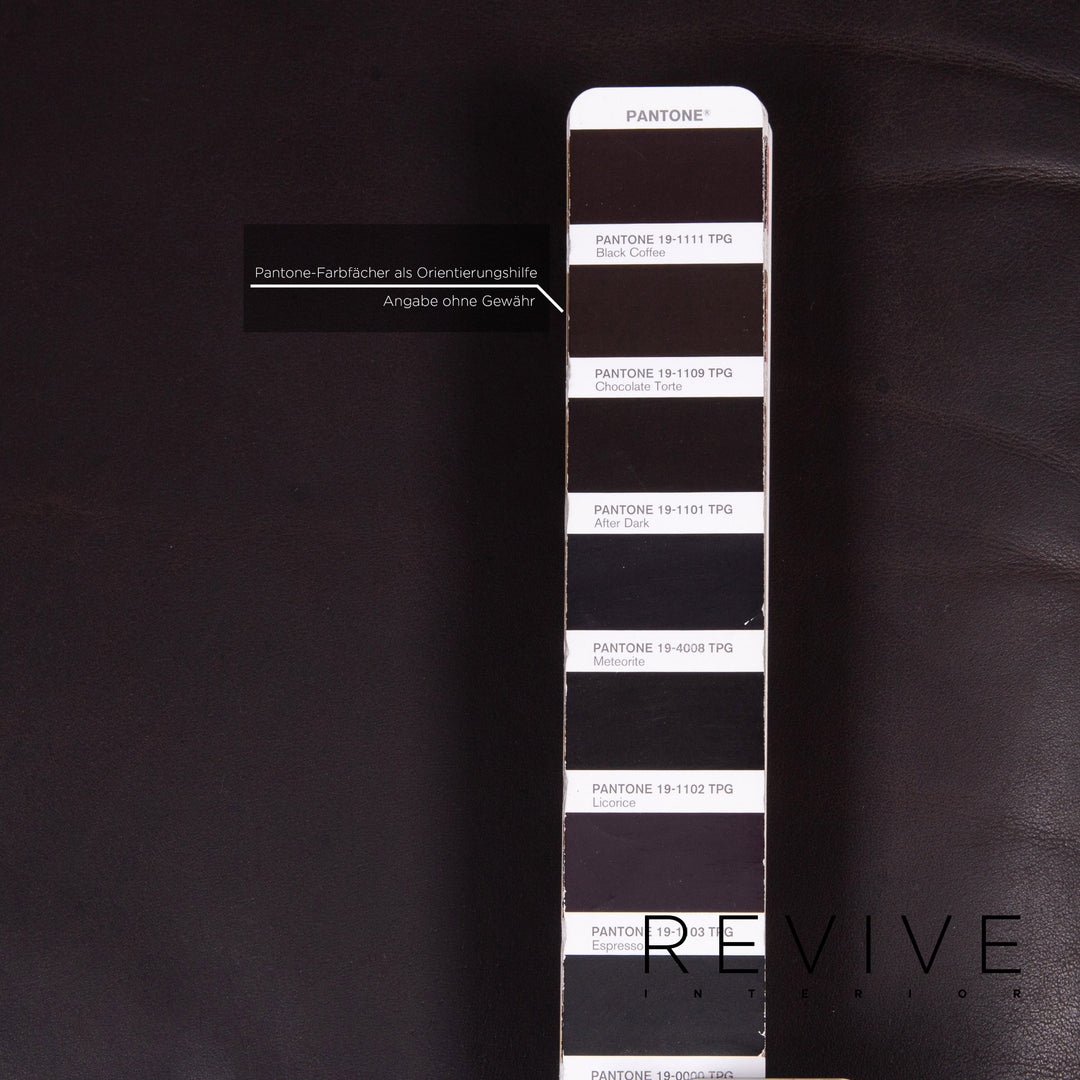 de Sede DS 61 Leder Sofa Braun Dunkelbraun Zweisitzer Couch #14557