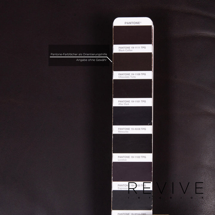 de Sede DS 61 Leder Sofa Garnitur Braun Dunkelbraun 1x Zweisitzer 2x Sessel #15119