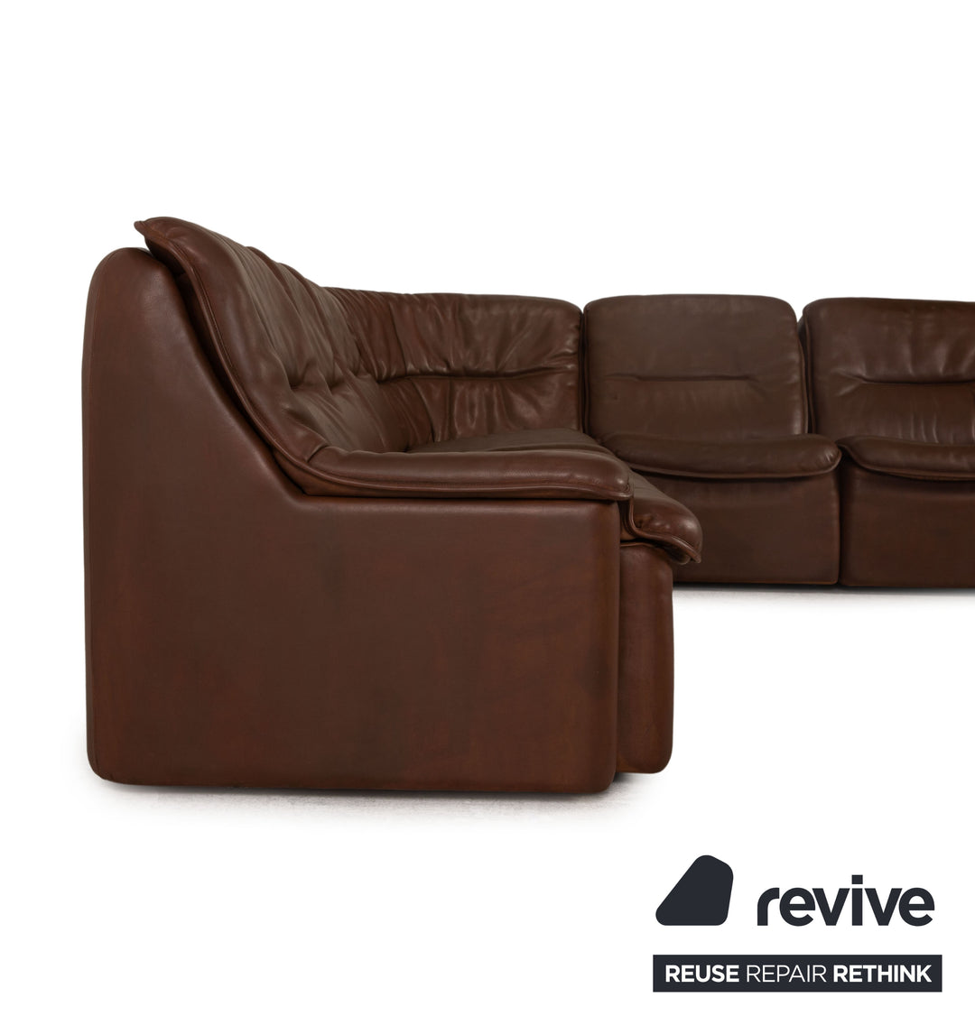 de Sede DS 66 leather corner sofa brown sofa couch exclusive