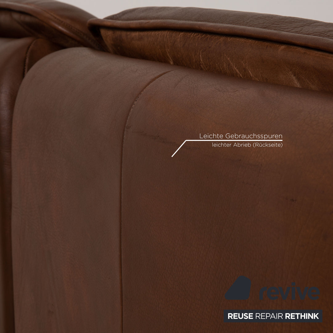 de Sede DS 66 leather corner sofa brown sofa couch exclusive
