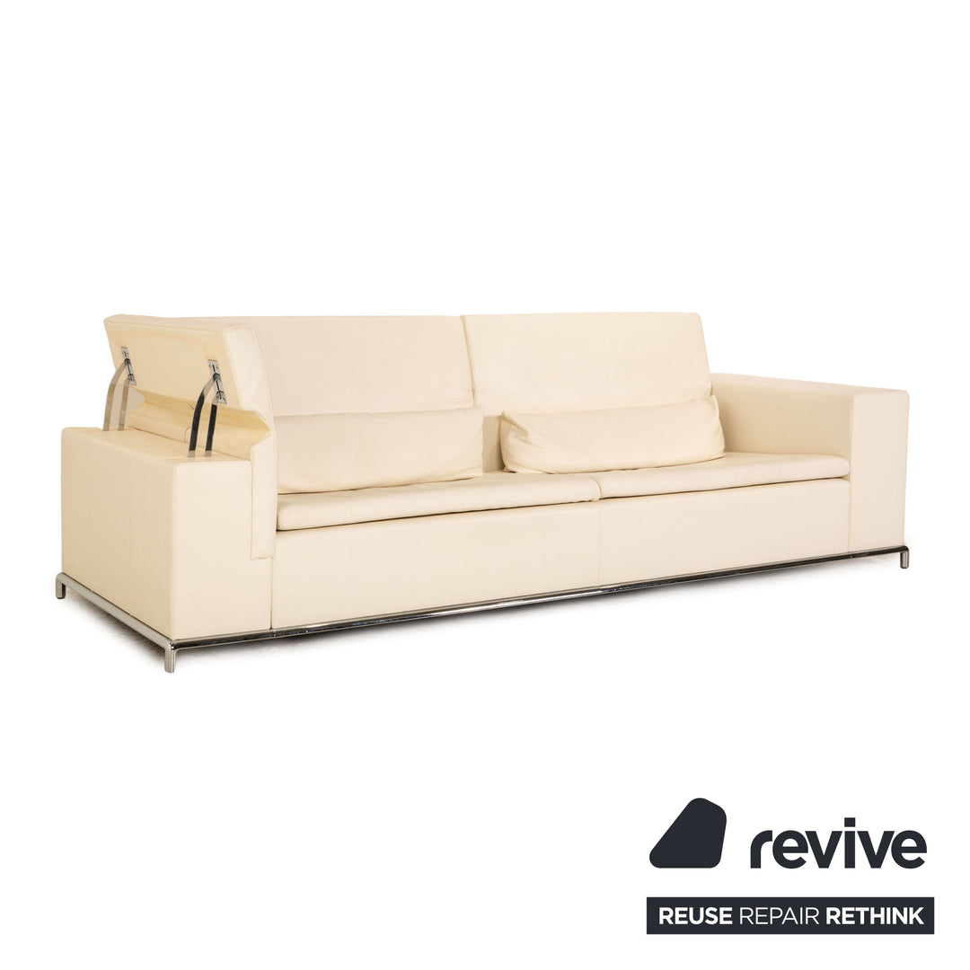 de Sede DS 7 leather three-seater sofa couch cream function