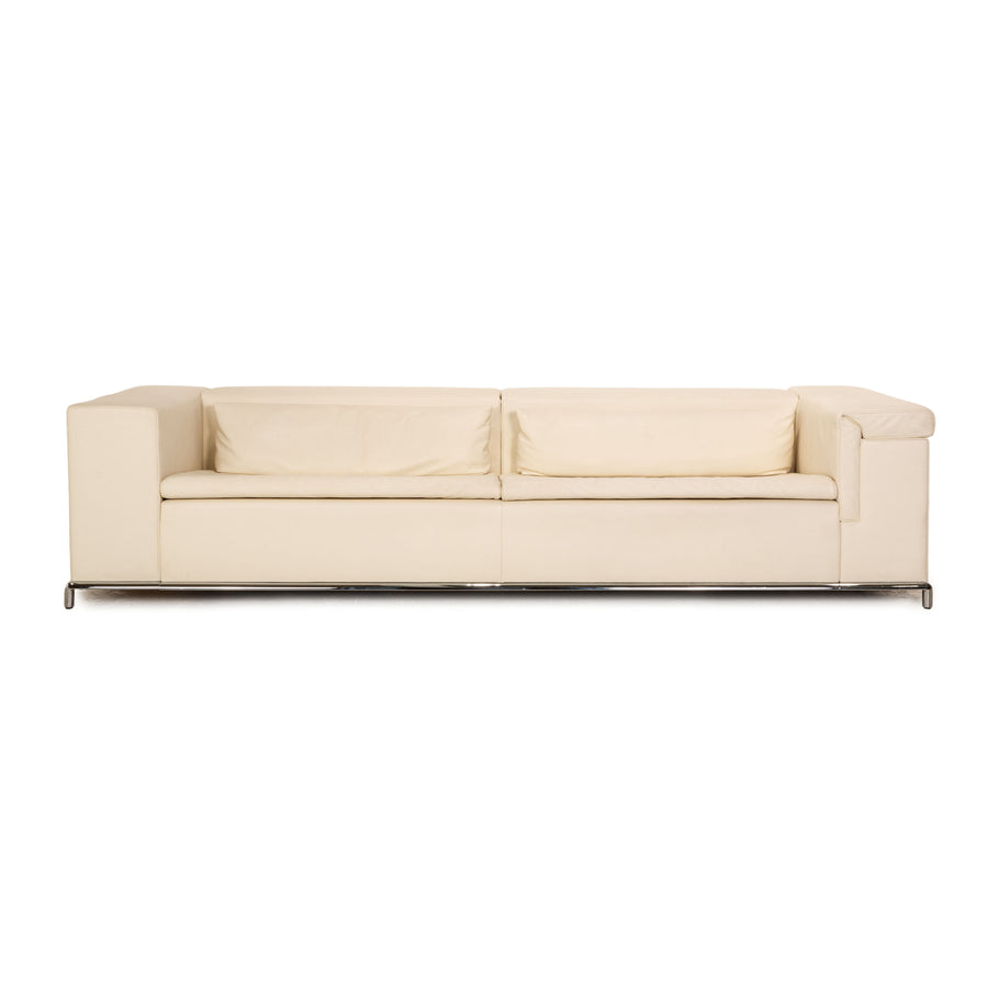 de Sede DS 7 leather three-seater sofa couch cream function right