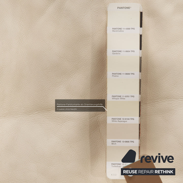 de Sede ds 7 Leder Hocker Creme