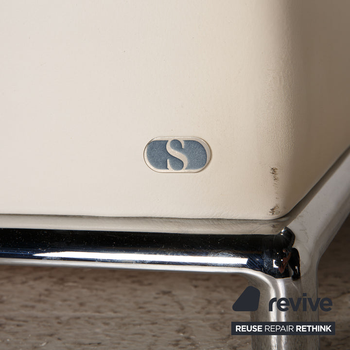de Sede ds 7 Leder Hocker Creme