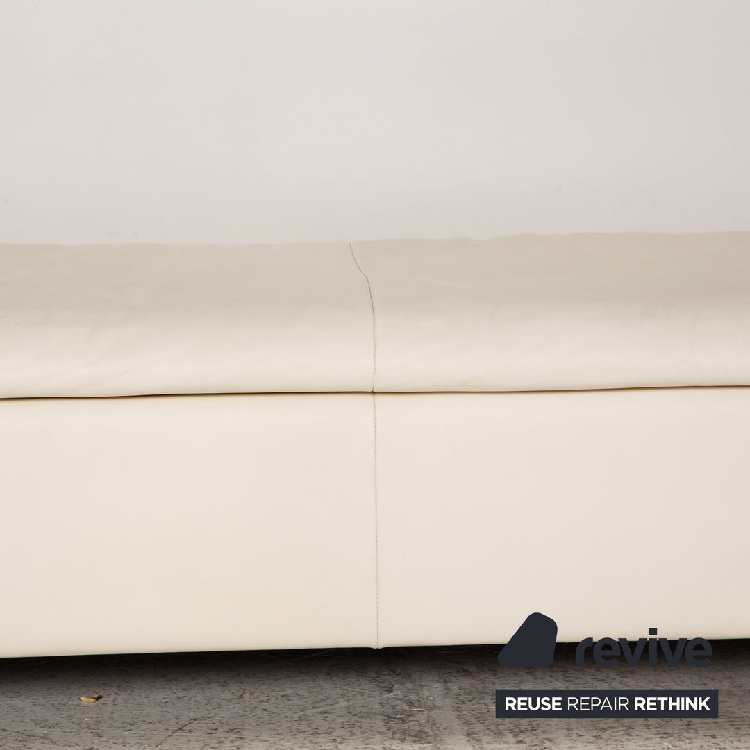 de Sede ds 7 Leder Hocker Creme