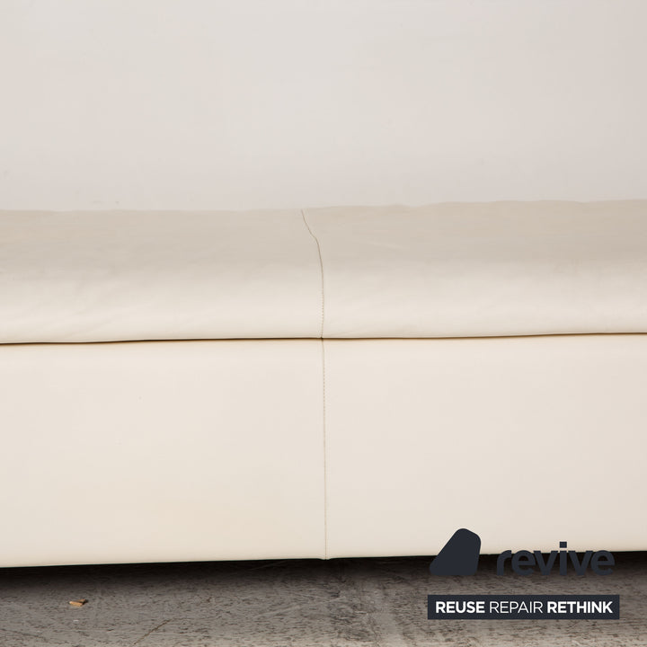 de Sede ds 7 Leder Hocker Creme