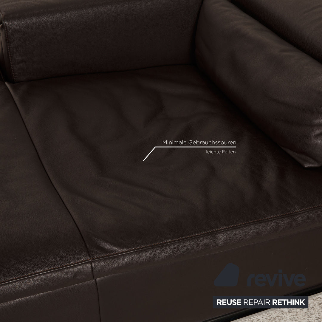 de Sede DS 7 Leder Liege Dunkelbraun Daybed