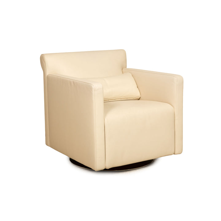 Cor Quant Leder Sessel Creme
