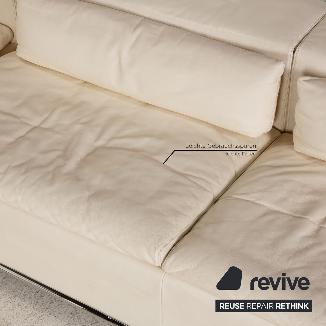 de Sede ds 7 Leder Sofa Creme Ecksofa Funktion Couch